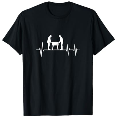 Tischkicker Herzschlag Puls Kickertisch T-Shirt