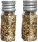 RUNQIN 2 Flaschen Essbare Blattgoldblätter, Gold Folien Flocken Blattgold, Goldfolie Papier zum Basteln Lebensmittel Kuchen Backen Torten Dekorfolie Kunsthandwerk, Essbar Goldfolienflocken Tortendeko