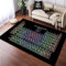 Modern Teppich, Flecken Und Wasserfester Fusselfreier-Teppich Periodensystem Chemischer Elemente Für Zuhause Büro Schlafzimmer Wohnzimmer Küche Waschbarer Teppich, 50 X 80 Cm / 19.6 X 31.5 -0E9G1M7I