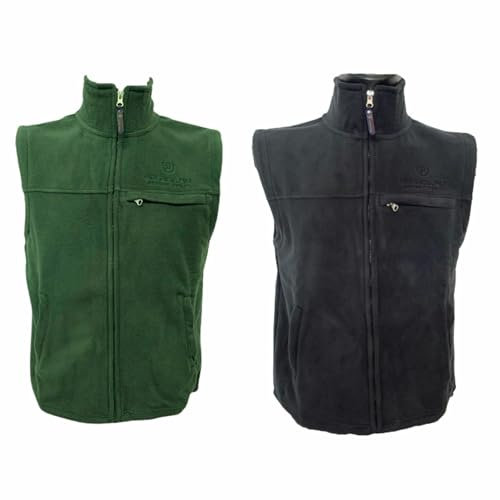 BE BOARD Gilet 9832 Smanicato in Pile da M a 3XL Set 1 o 2 Pezzi Morbido Caldo con Taschino e Zip Uomo ANTVER2PZ L
