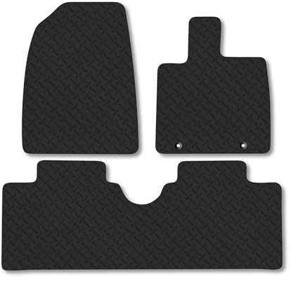 BYD Dolphin [Non-surf model] (2023+) 5mm Rubber Car Mats Compatible with Accessories Premium Durable Tailored Fit Heavy-Duty Floor Mats Set Waterproof Durable Custom Fit Water Resistant Easy-Clean