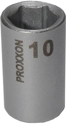 PROXXON 2223722 - Vaso corto hex 1/4 10 mm