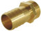 SOMATHERM FOR YOU, Raccord cannelé droit mâle 11/4 pour tuyau d'arrosage Ø31mm en laiton - Durable et résistant - Connexion facile pour robinet de puisage - Étanchéité recommandée