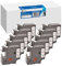 G&G Schriftband Kompatibel 45803 für Dymo D1 45803 S0720830 Etikettenband 19mm x 7m für Dymo LabelManager 300 350 360D 420P 500TS PnP Dymo Labelpoint 300 350 10x Schwarz auf Weiß