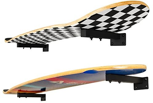 MIUONO Skateboard-Wandhalterung, Schwarz, M