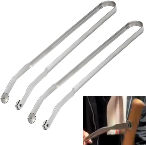 2 Pcs BBQ Sausage Turning Tongs For Cooking, BBQ Wurst Drehzange, Grillzange Aus Edelstahl, Grillwurst Grillzange Edelstahl, Lange Küchenzange Grillzange, BBQ Würstchen Wendezange Zum Kochen