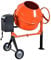 Small Concrete Mixer 4.3 Cubic Feet/120l Electric 450W Portable Household Building Cement Mortar Mixer Feed Mixer