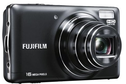 Fujifilm T400 Digital Camera - Black 16MP, 10x Optical Zoom 3-inch LCD Screen (Renewed)