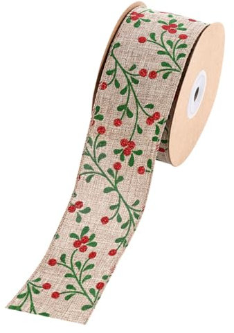DOITOOL 5 Adornos Para Árbol De Navidad Cinta Rosa Cinta Navideña Para Empacar Cinta Para Envolver Cintas Navideñas Cinta Navideña Cinta Ancha Para Envolver Árbol De Navidad Y Cinta