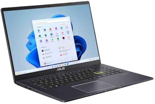 ASUS VivoBook Go 15 E510KA, Intel Celeron N4500, Display 15.6 Full HD 1920x1080, 8GB RAM DDR4, 256GB SSD NVMe, Intel HD Graphics, Wi-Fi 5, Bluetooth 5.1, Windows 11 Pro