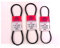 Ariens (2) 5072 & (1) 5018 Rotationsriemen-Set kompatibel 07200431 & 07200111