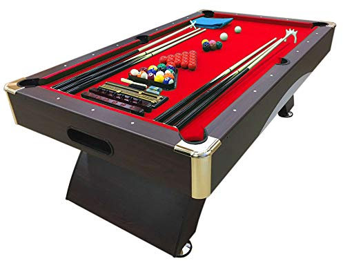 Billardtisch 7 ft Modell NAPOLEONE Full Optional Billard Billard-Spiel Messung 188 x 96 cm neue