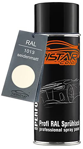 TRISTARcolor RAL 1013 Perlweiss Spraydose 400 ml seidenmatt schnelltrocknend