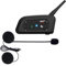 Lemnoi V6 Pro Bluetooth Intercom Headset for Motorcycles, Communicator for Helmet, IPX5 Waterproof and Intercom Between 6 Motorcyclists