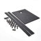 Milano Rasa - Graphite Textured Slate Effect Rectangular Shower Tray Riser Kit - 1700mm x 900mm