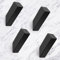 NINETREX Black Towel Hooks Matte Black Robe Hook, Modern Towel Hooks SUS 304 Stainless Steel Heavy Duty Waterproof for Bathroom Bedroom Entryway Coat mudroom Garage, Wall Mounted 4 Pack