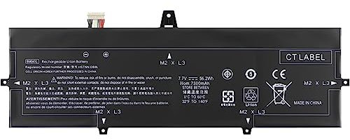 ASKC BM04XL L02478-855 Laptop Battery for HP Elitebook X360 1030 G3 G4 Series HSTNN-DB8L L02031-2C1 L02031-541 L02475-855 HSTNN-UB7L L02031-241 BM04056XL 7.7V 56.2Wh 7300mAh