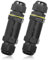 5 Polig Kabelverbinder Verbindungsmuffe Wasserdicht IP68 24A 450V Verbindungsbox Erdkabel Muffe Kabelverbindung 5 Polig Kabelsteckverbinder für Erdkabel Ø4-14mm,2 Stück