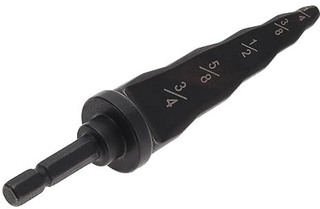 SG Store Swaging Spin Tool Bohrer 3/4 Zoll 5/8 Zoll 1/2 Zoll 3/8 Zoll 1/4 Zoll 5 in 1 Kupferrohr Expander Bördelwerkzeug mit Sechskantgriff für Klimaanlage Wartung Reparatur Werkzeug