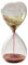 Qianly Sablier sablier nouveauté sablier Paillettes Horloge de Sable pour Cadeau de Vacances, Rouge