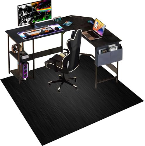 Tappeto per Sedia Gaming 70 x 100 cm Tappetino per Pavimenti Duri Tappeto Salvapavimento Antiscivolo Tappeto per Sedia con Ruote Tappetino per Sedia da Ufficio Gaming per Parquet e Pavimenti Duri