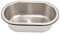 Fregadero Ovalado de Acero Inoxidable, Fregadero de Cocina Resistente 304 para Barco, Caravana, Caravana, Autocaravana, 13,6 X 8 X 5,2 Pulgadas