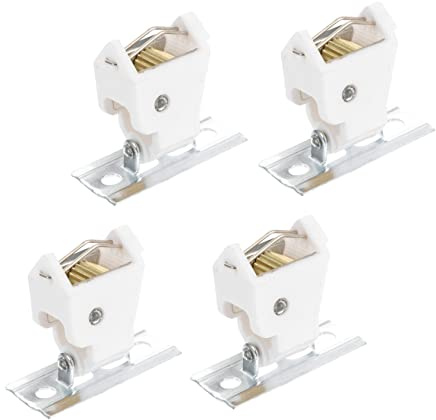 MAGICLULU 4sätze Vorhangschnurschloss Aus Und Kunststoff Für Raffrollos Und Jalousien Passend Für Standardstangen Installieren Und Langlebig Für Fenster Schlafzimmer Und Büros