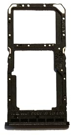 Repuesto compatible con OPPO A98 5G CPH2529 Try Tray Bandeja alojamiento porta tarjeta SIM 1 + Ranura SIM 2 o zapata para lector de memoria Micro SD (negro)
