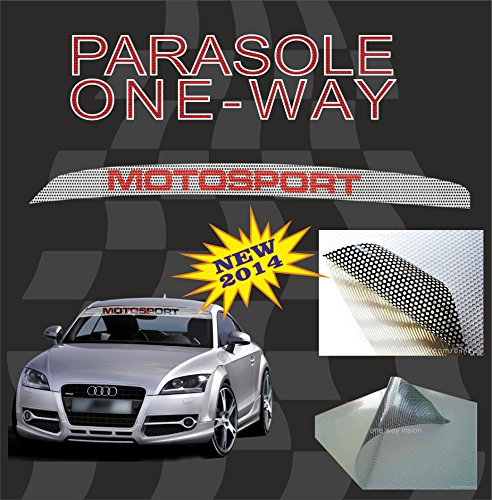 Quattroerre 2471 - Parasol para Parabrisas con Efecto FiltraVedo One Way - Motorsport