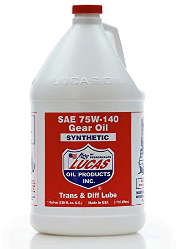 Lucas Oil 10122 Synthetic SAE 75W-140 Gear Oil - 1 Gallon