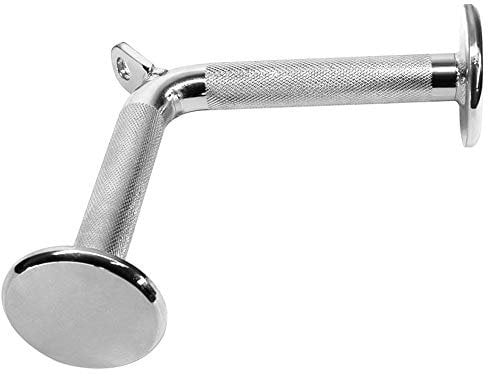BodyRip Power Cable Crossover Gear | Chrome Grip Tricep Pressdown-Bar Accessory Attachment | Power Cable Machine | Strength Training, Home Gym, Fitness Exercise, Weight Lifting, Workout, Calisthenics