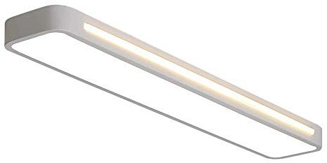 22W Lampara de techo Ultradelgada moderno Luz de techo Plafón LED Rectangular Blanco Largo Lámpara de techo ultradelgada Iluminación de oficina cuarto dormitorio cocina Balcón Corredor IP20 6000k 78cm