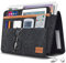 ERKOON Bedside Storage Pocket, Felt Bed Sofa Bedside Hanging Bag Anti-Slip Magazine Holder Home Bed Rails,for Books, Tablet, TV Remote Control, Phone, Accessories (Dark Grey)