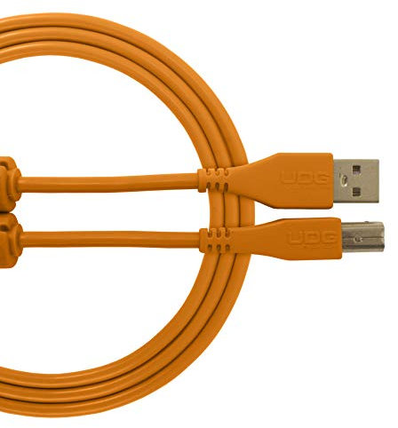 UDG U95003OR Cable USB 2.0 (A-B) - High-speed Audio Optimized USB 2.0 A-Male to B-Male cable, 3 Meter,Orange