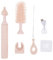 Elektrisches Baby-Nippel-Flaschenb¨¹rsten-Set, Wasserdichtes Silikon-Babyflaschen-Waschb¨¹rsten-Set, Geschenk Milk powder feeding f¨¹r Frauen und Junge M¨¹tter(3 St¨¹ck Rosa)