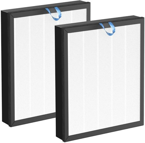 Vital 100S Filter Compatible with LEVOIT Vital 100S Smart WiFi Air Purifie-r, 3-in-1 True HEPA, High-Efficiency Activated Carbon Pre-Filter, Vital 100S-P, Vital 100S-RF, 2 Pack