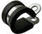 Boltza® W1 Zinc Plated Mild Steel Rubber Lined P Clips Hose Pipe Clamp P-Clips 38mm x10