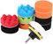 Polishing Pad, 12Pcs 3 Inch Compound Buffing Sponge Pads Cutting Polishing Pad Kit with Drill Adapter Wet Dry Polish Pad Set for Car Polisher