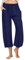 Uwdiohq Angebot Sale Baumwoll-Leinen-Hose für Frauen 2024 Sommer Kordelzug Taille Weites Bein Crop Pant Casual Loose Fit Strandhose Damen Sommer Locker 3/4 Hose Women's L Sonderangebote Schnäppchen
