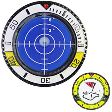 Golf Green Slope Reader- Golf Level Tool High Precision Golf Putting Green Reader Golf Ball Marker Level Golf Ball Marker Spirit Level Golf Putting Aid For Indoor Outdoor