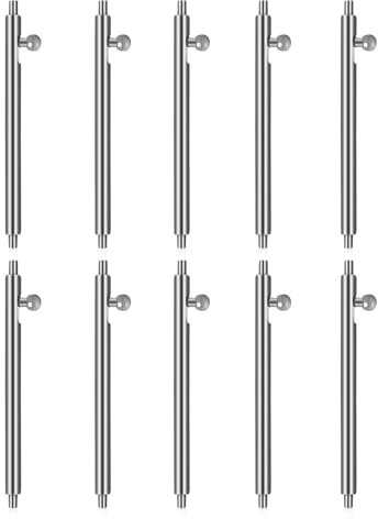 KufaerBeam 10pcs Quick Release Spring Bars Pins, Stainless Steel Watch Strap Watch Repair Spring Bar Tool,Replacement Strap Link Pins Compatible for Samsung Galaxy Watch 6/5/5 Pro /4/4 Classic (20mm)