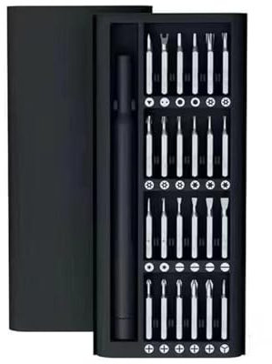 BDHYYM 24 in 1 Feinmechaniker Schraubendreher Set, Klein Schraubenzieher Mini Werkzeug Kit mit 24 Bits, Reparatur Kit für Laptop, PS4, PS5, PC, Brille, Uhren, Switch