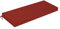 PRIMEPATIO Bankauflage Outdoor, Bequeme Schaumstoff Bankkissen Sitzauflage, Wasserdicht Sitzkissen, Hollywoodschaukel Auflagen mit Bändern, Verdicktes Polster für Gartenmöbel 140x40 cm, Rot