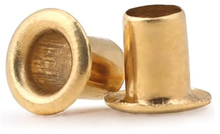 MIKFESPO 1000 stücke M1,5 GB876 Marke Kupfer Hohl Niet Rohr Nieten Platine doppelseitige PCB Nägel Kupfer Hühneraugen(M1.5 x 3.5)