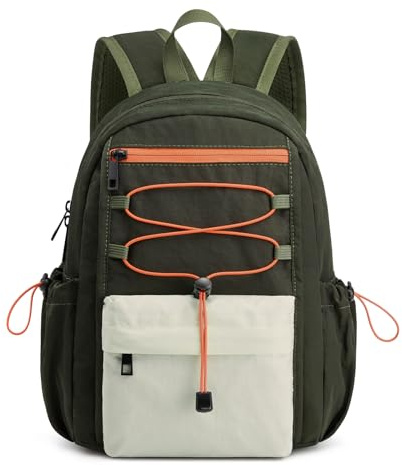 G4Free 10L Wanderrucksack Klein, Mini Tagesrucksack Leichter | Freizeitrucksack für Damen und Herren, Kurztrips, Tagesausflüge, Camping, Schulbesuch und Einkaufen, Grün