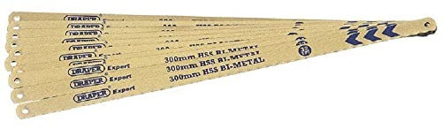 Draper 19347 Expert 18Tpi Bi-Metal Hacksaw Blades, 300mm , Blue