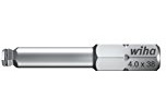 Wiha Bit Standard Sechskant-Kugelkopf, schwenkbar für schwer zugängliche Bereiche, Klemmringfunktion MagicRing® für das Halten von Schrauben ohne Magnet 1/4 (22961) 5,0 mm x 38 mm