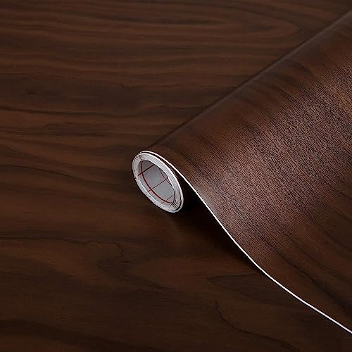 d-c-fix Möbel-Klebefolie Apfelbirke Schokolade Holz-Optik 90 cm x 2,1 m - Möbelfolie selbstklebende Deko-Folie für Küche, Schrank, Tisch Holzfolie Türfolie Türtapete Tür Birke dunkelbraun
