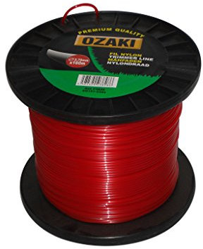 Greenstar 3831 Bobine fil nylon rond Ozaki 260 m x ø 2,00 mm, Rouge