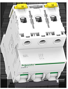 Schneider Electric - Acti9, iC60N disjoncteur 3P 16A courbe C - A9F77316